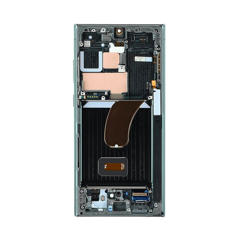 Samsung Galaxy S23 Ultra 5G S918B OLED Screen Replacement Digitizer GH82-30465C (Gold)-Green Samsung Galaxy S23 Ultra 5G S918B OLED Screen Replacement Digitizer GH82-30465C (Gold)-Green